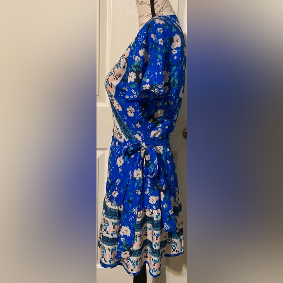 NWOT Girls Size L Pinkiwine Wraparound Flower Dress - Picture 5 of 16